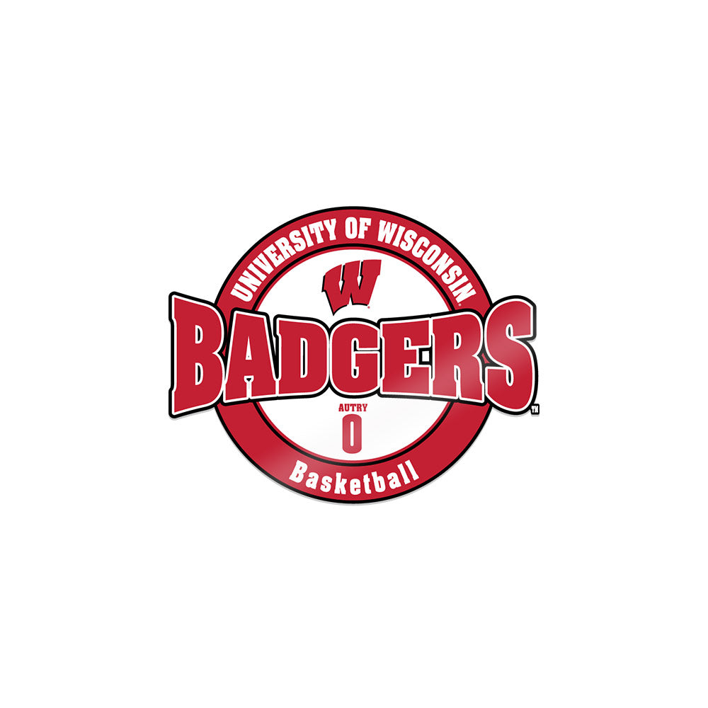 Wisconsin - NCAA Men's Basketball : Trey Autry - Sticker-0
