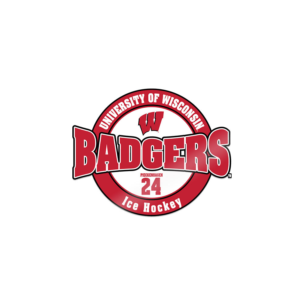 Wisconsin - NCAA Women's Ice Hockey : Charlotte Pieckenhagen - Sticker-0
