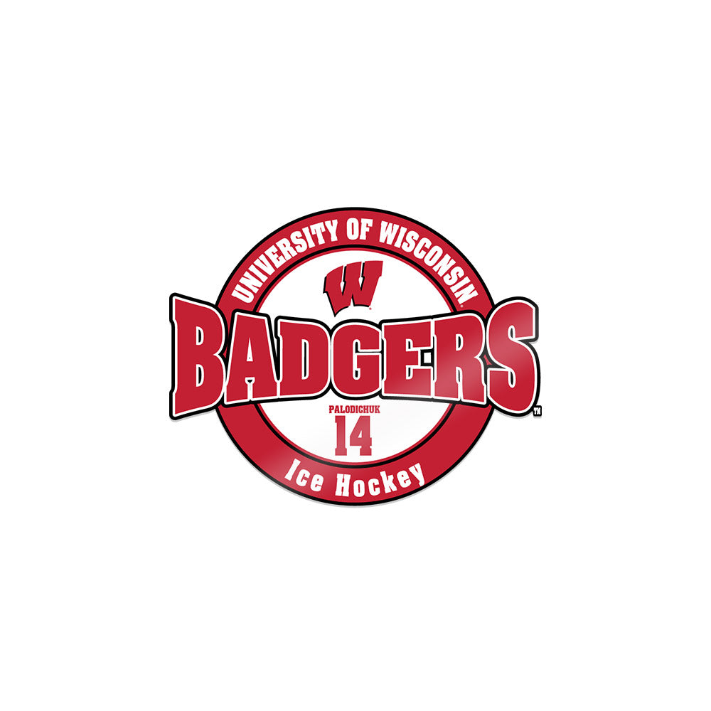 Wisconsin - NCAA Men's Ice Hockey : Joe Palodichuk - Sticker-0