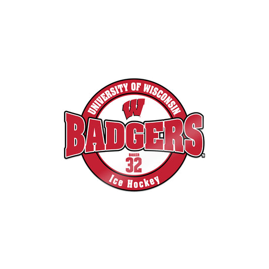 Wisconsin - NCAA Women's Ice Hockey : Chloe Baker - Sticker-0