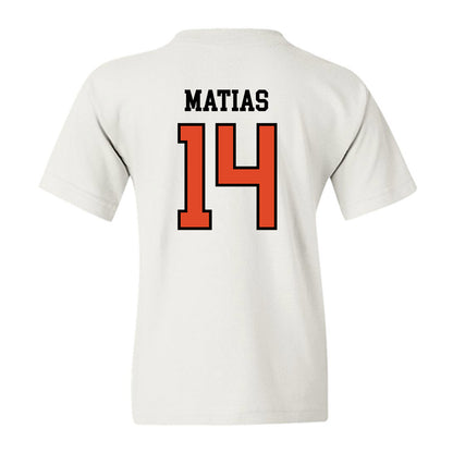 Oregon State - NCAA Women's Volleyball : Jackie Matias - Sports Shersey Youth T-Shirt-1