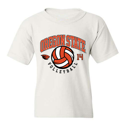 Oregon State - NCAA Women's Volleyball : Jackie Matias - Sports Shersey Youth T-Shirt-0