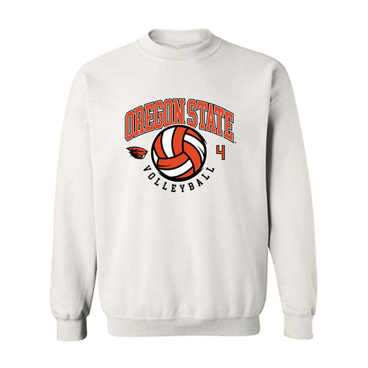 Oregon State - NCAA Women's Volleyball : Isabel Bertelsen - Sports Shersey Crewneck Sweatshirt-0