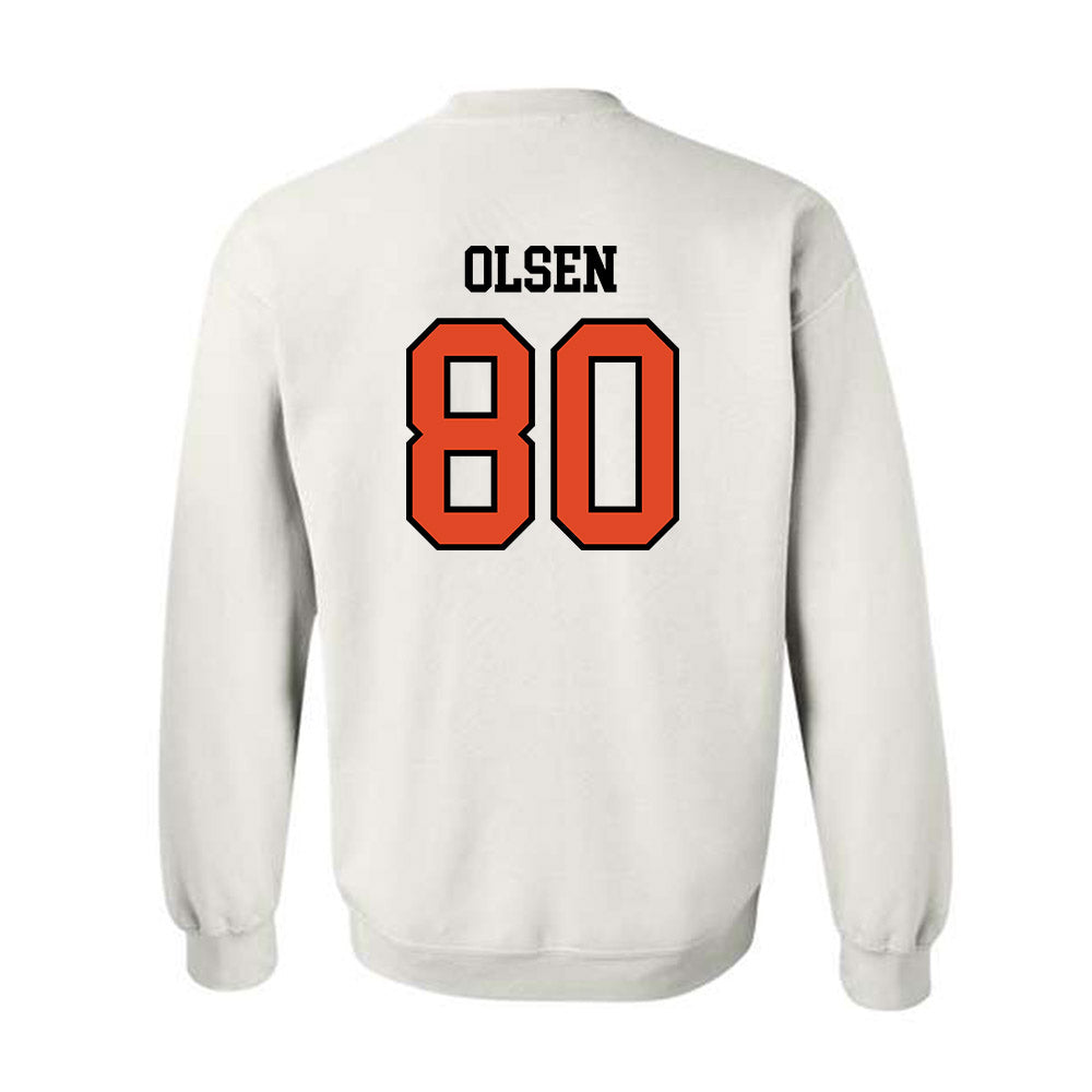 Oregon State - NCAA Football : Eric Olsen - Sports Shersey Crewneck Sweatshirt-1