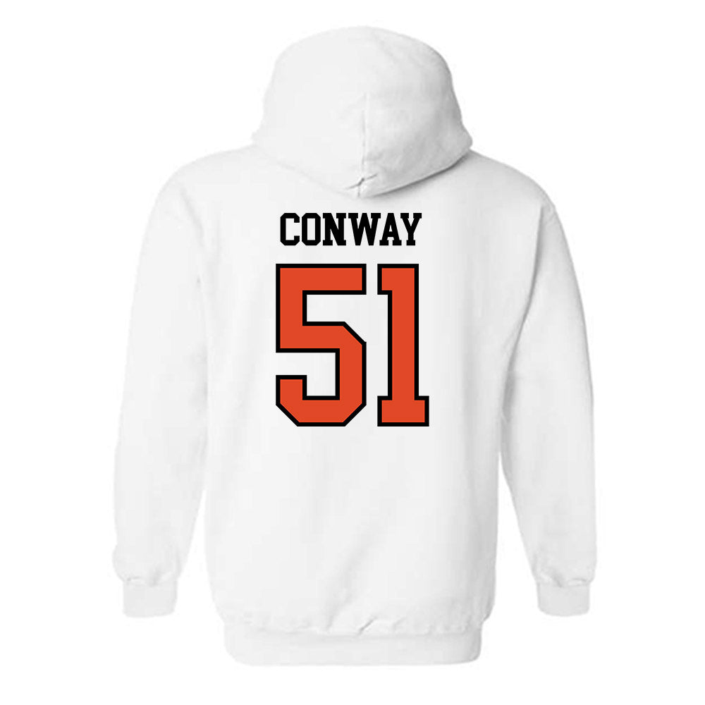 Oregon State - NCAA Football : Maddox Conway - Sports Shersey Hooded Sweatshirt-1