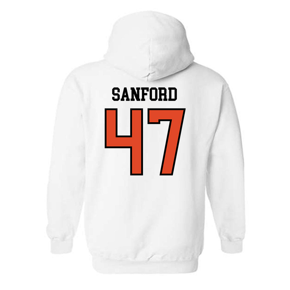 Oregon State - NCAA Football : Luke Sanford - Sports Shersey Hooded Sweatshirt-1