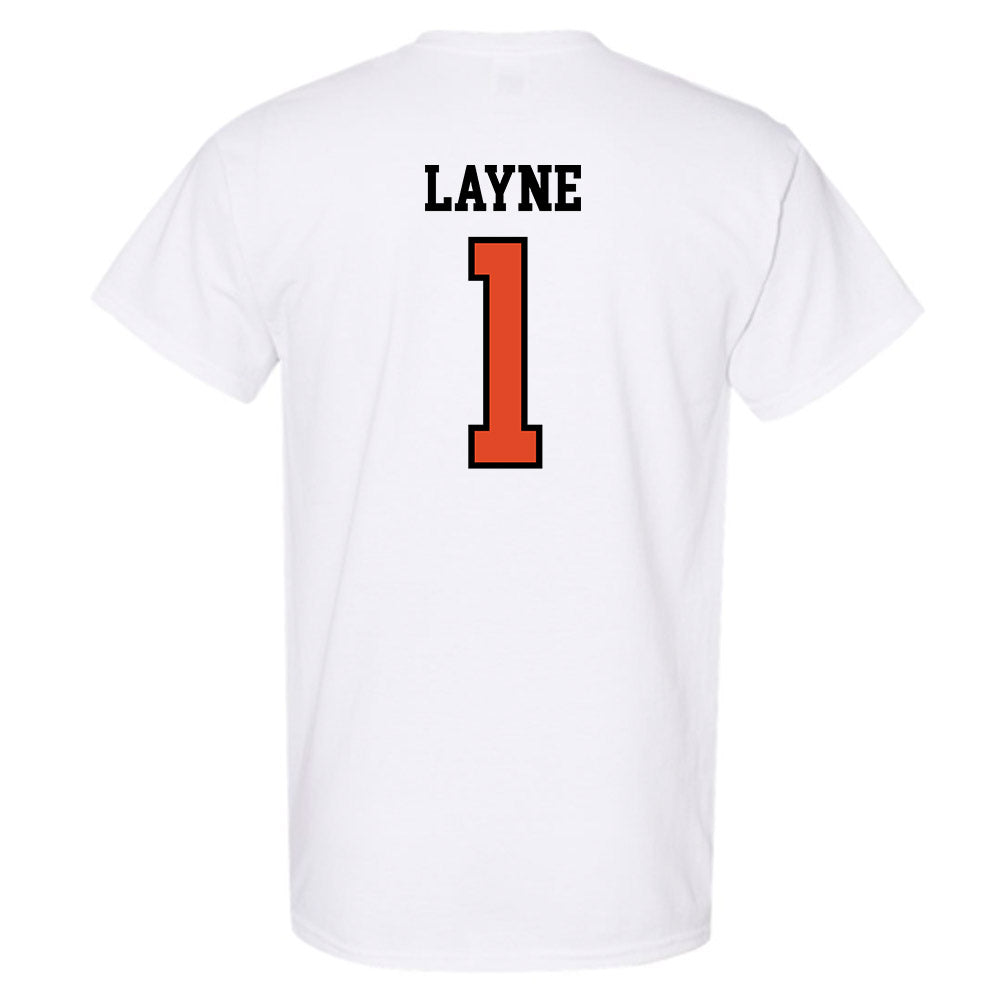 Oregon State - NCAA Football : Dylan Layne - Sports Shersey T-Shirt-1