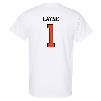 Oregon State - NCAA Football : Dylan Layne - Sports Shersey T-Shirt-1