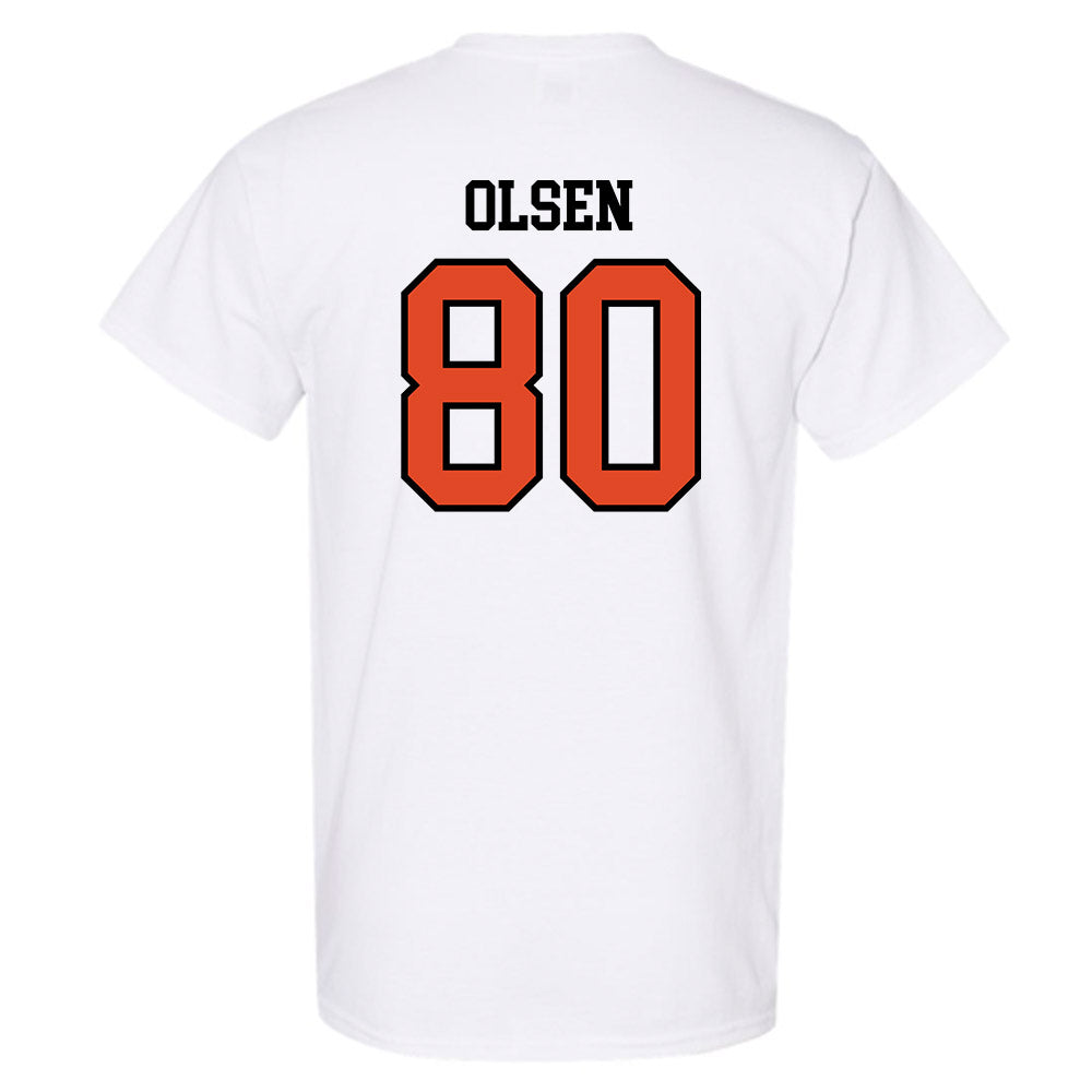 Oregon State - NCAA Football : Eric Olsen - Sports Shersey T-Shirt-1