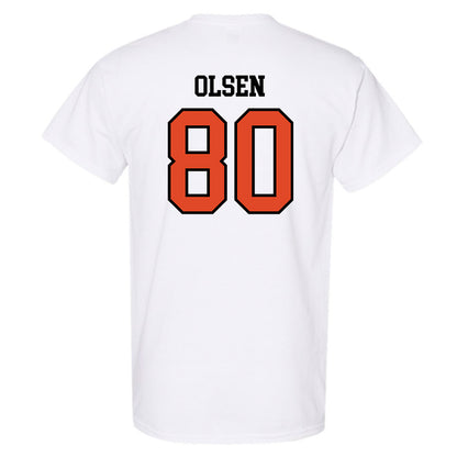 Oregon State - NCAA Football : Eric Olsen - Sports Shersey T-Shirt-1