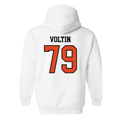 Oregon State - NCAA Football : Tyler Voltin - Sports Shersey Hooded Sweatshirt-1