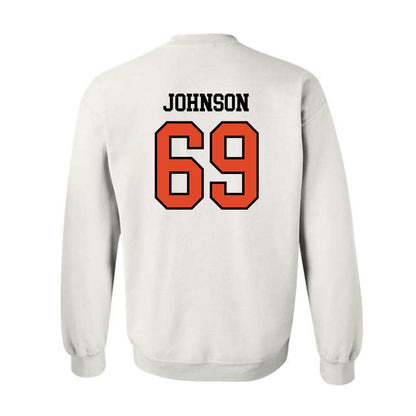 Oregon State - NCAA Football : Kwan Johnson - Sports Shersey Crewneck Sweatshirt-1