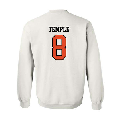 Oregon State - NCAA Football : DeCorion Temple - Sports Shersey Crewneck Sweatshirt-1