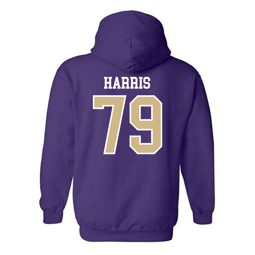 Washington - NCAA Football : Dominic Harris - Sports Shersey Hooded Sweatshirt-1