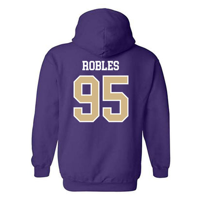 Washington - NCAA Football : Tyler Robles - Sports Shersey Hooded Sweatshirt-1