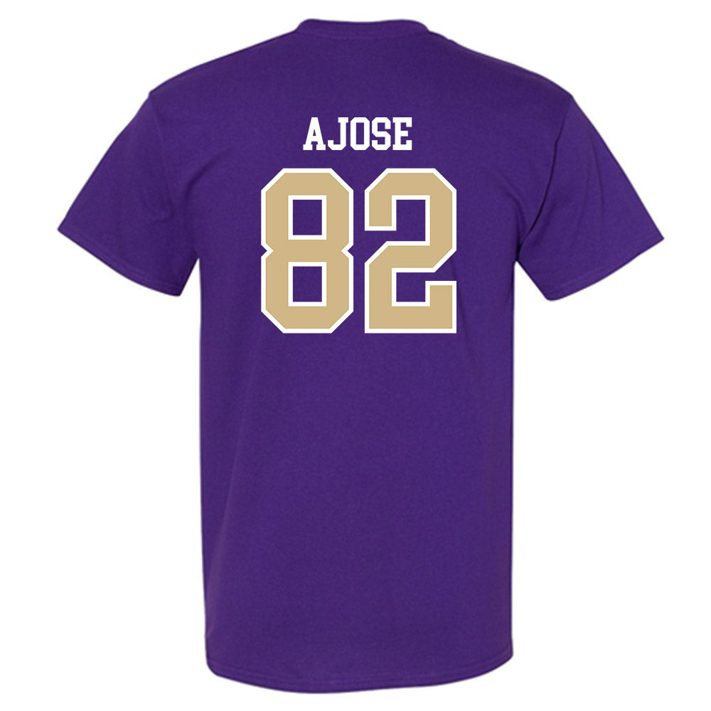 Washington - NCAA Football : Deji Ajose - Sports Shersey T-Shirt-1