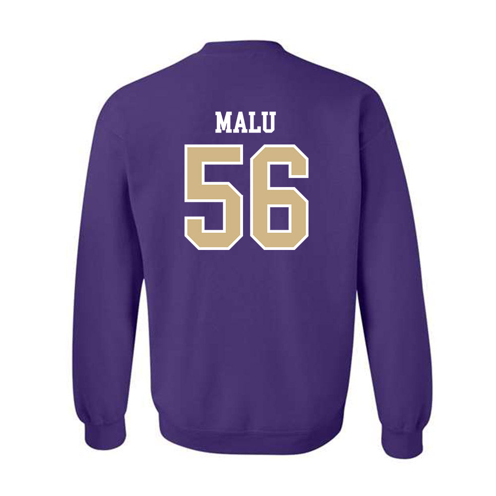 Washington - NCAA Football : Ta'Amilo Malu - Sports Shersey Crewneck Sweatshirt-1