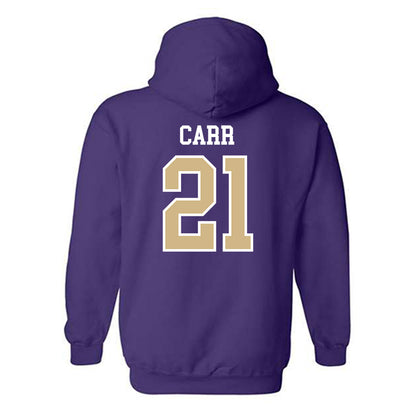 Washington - NCAA Football : Quaid Carr - Sports Shersey Hooded Sweatshirt-1