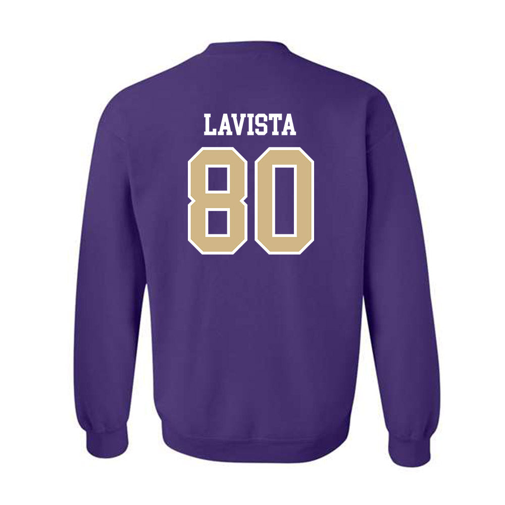 Washington - NCAA Football : Blaise LaVista - Sports Shersey Crewneck Sweatshirt-1