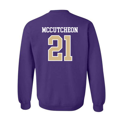 Washington - NCAA Football : Dyson McCutcheon - Sports Shersey Crewneck Sweatshirt-1