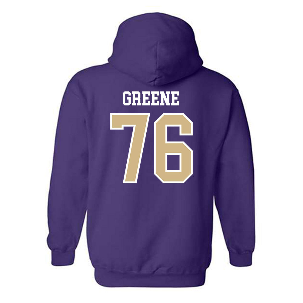 Washington - NCAA Football : Kodi Greene - Sports Shersey Hooded Sweatshirt-1