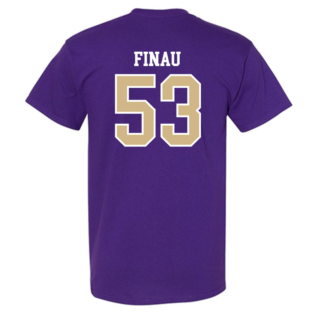 Washington - NCAA Football : Paki Finau - Sports Shersey T-Shirt-1