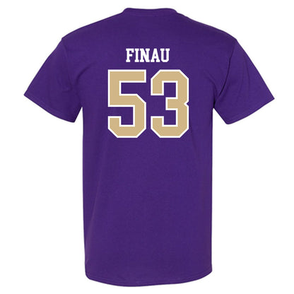 Washington - NCAA Football : Paki Finau - Sports Shersey T-Shirt-1