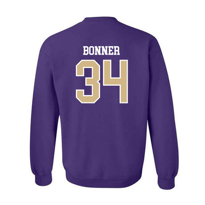 Washington - NCAA Football : Brian Bonner - Sports Shersey Crewneck Sweatshirt-1