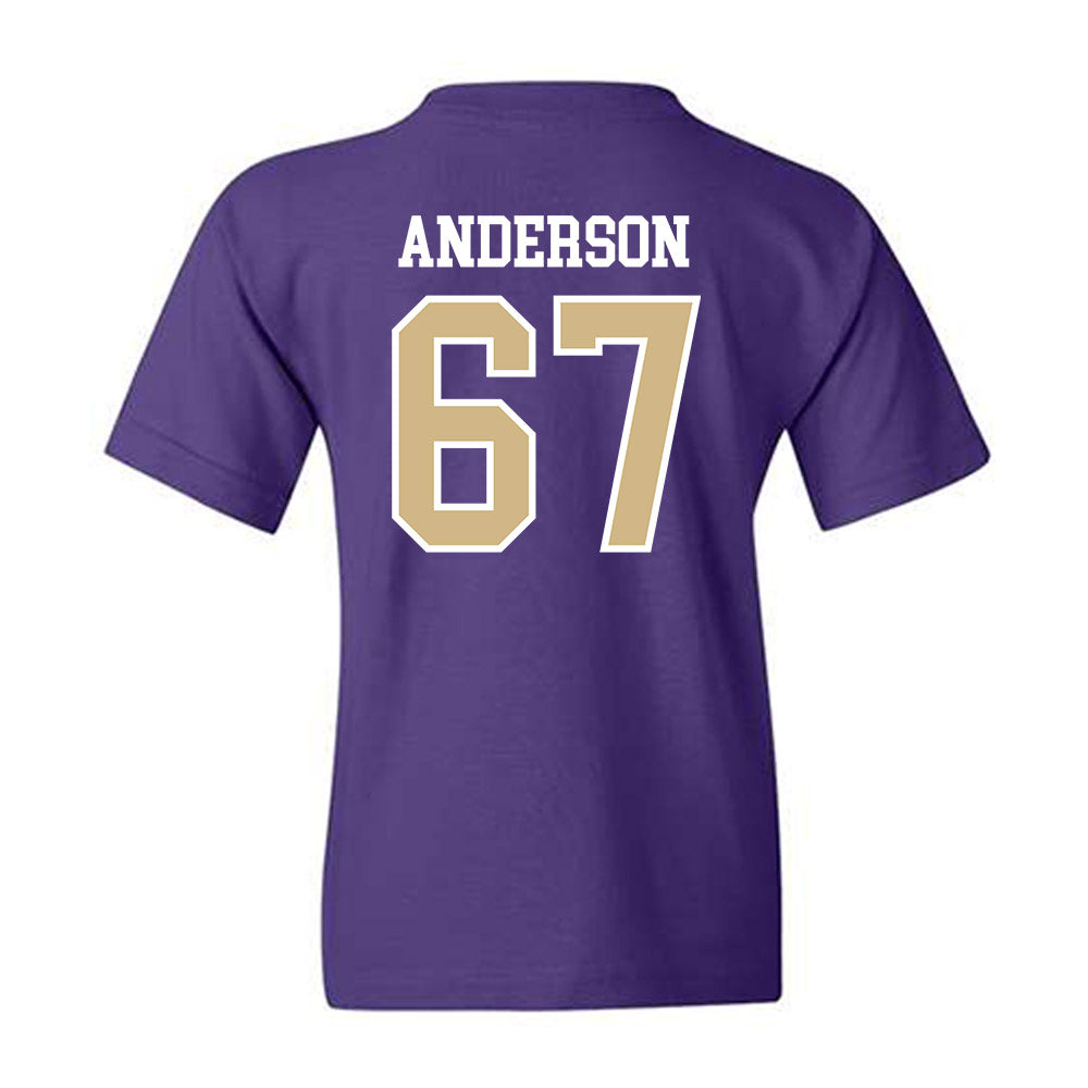 Washington - NCAA Football : Aidan Anderson - Sports Shersey Youth T-Shirt-1