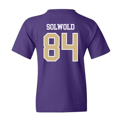 Washington - NCAA Football : Hunter Solwold - Sports Shersey Youth T-Shirt-1