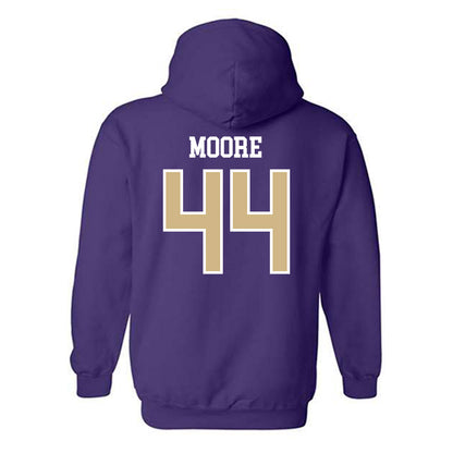 Washington - NCAA Football : Hayden Moore - Sports Shersey Hooded Sweatshirt-1