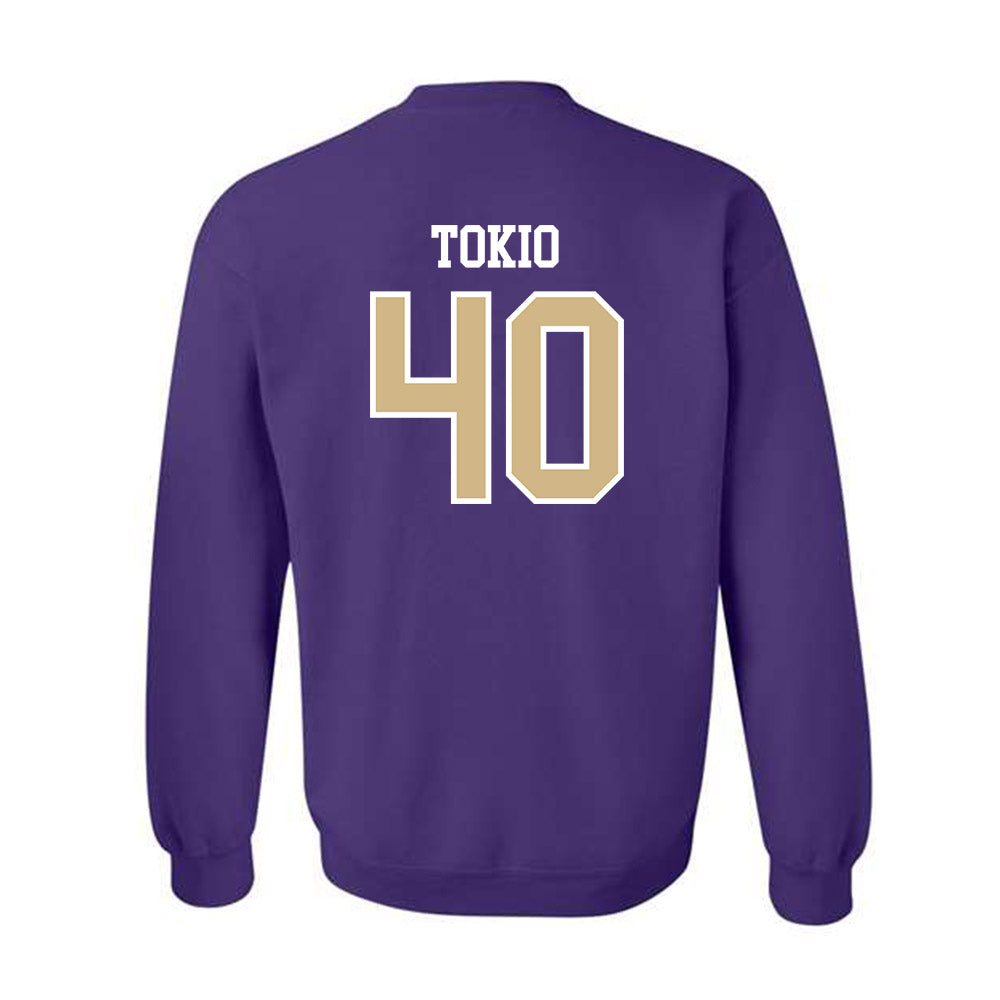 Washington - NCAA Football : Ezaya Tokio - Sports Shersey Crewneck Sweatshirt-1