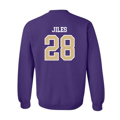 Washington - NCAA Football : Ksani Jiles - Sports Shersey Crewneck Sweatshirt-1