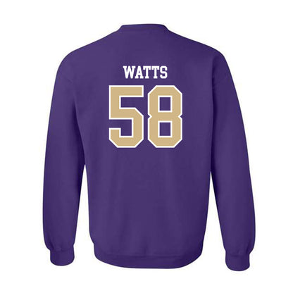 Washington - NCAA Football : Desean Watts - Sports Shersey Crewneck Sweatshirt-1