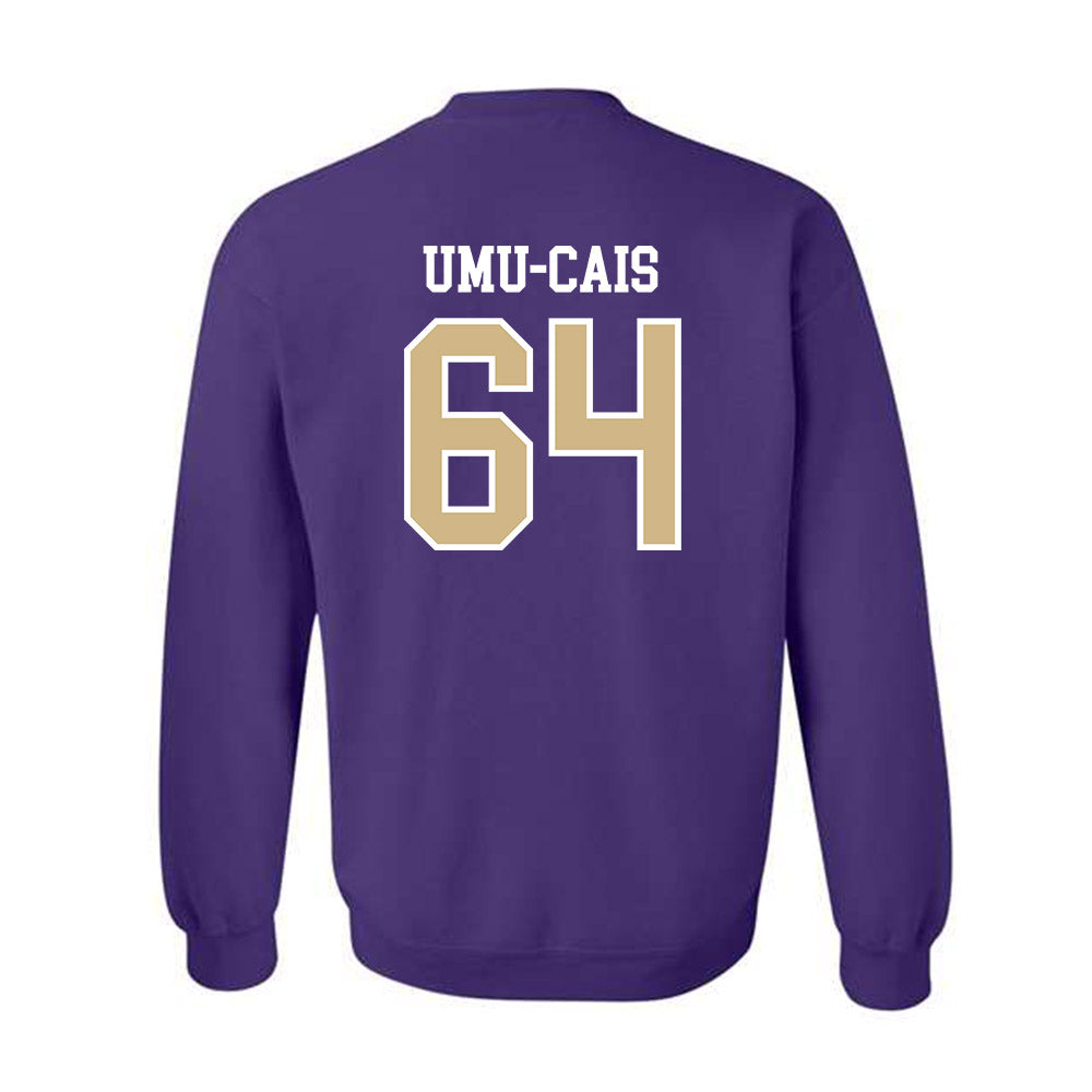 Washington - NCAA Football : Tufanua Umu-Cais - Sports Shersey Crewneck Sweatshirt-1