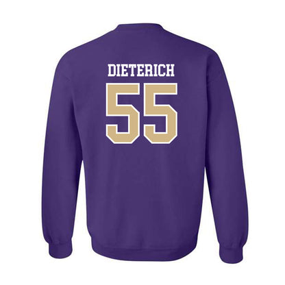 Washington - NCAA Football : Kolt Dieterich - Sports Shersey Crewneck Sweatshirt-1
