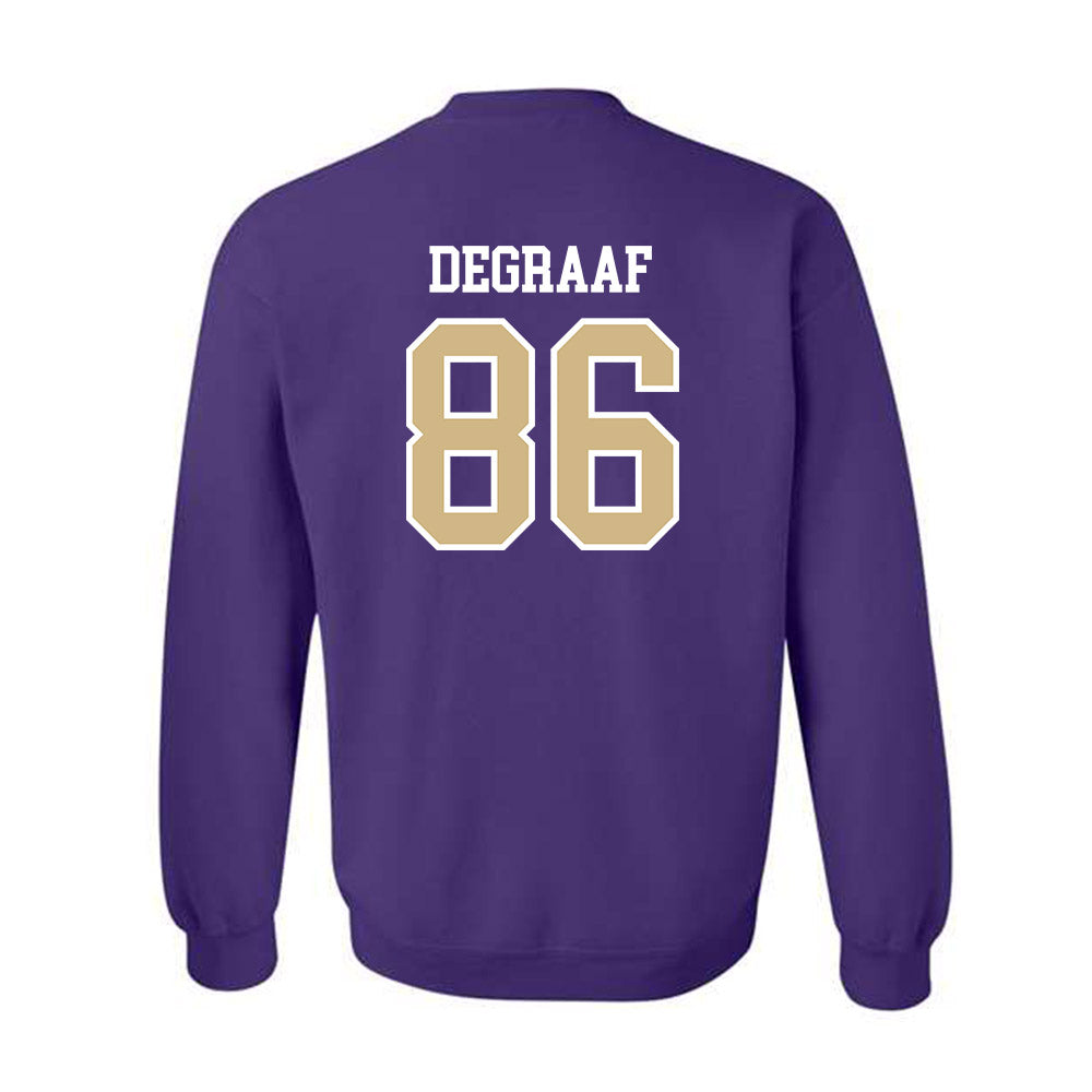 Washington - NCAA Football : Decker DeGraaf - Sports Shersey Crewneck Sweatshirt-1