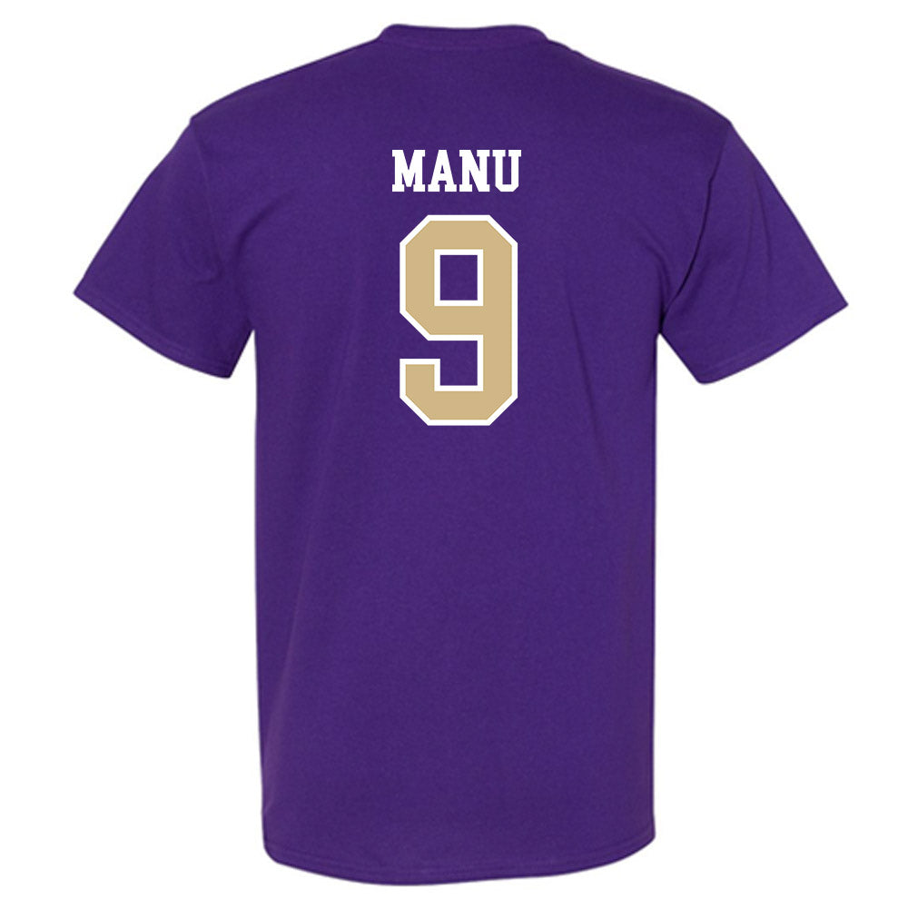 Washington - NCAA Football : Jacob Manu - Sports Shersey T-Shirt-1