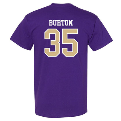 Washington - NCAA Football : Jace Burton - Sports Shersey T-Shirt-1