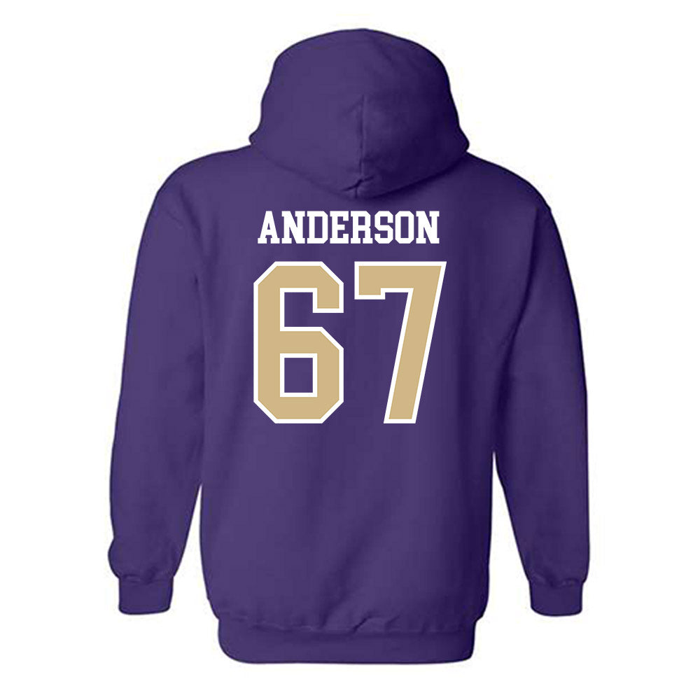 Washington - NCAA Football : Aidan Anderson - Sports Shersey Hooded Sweatshirt-1