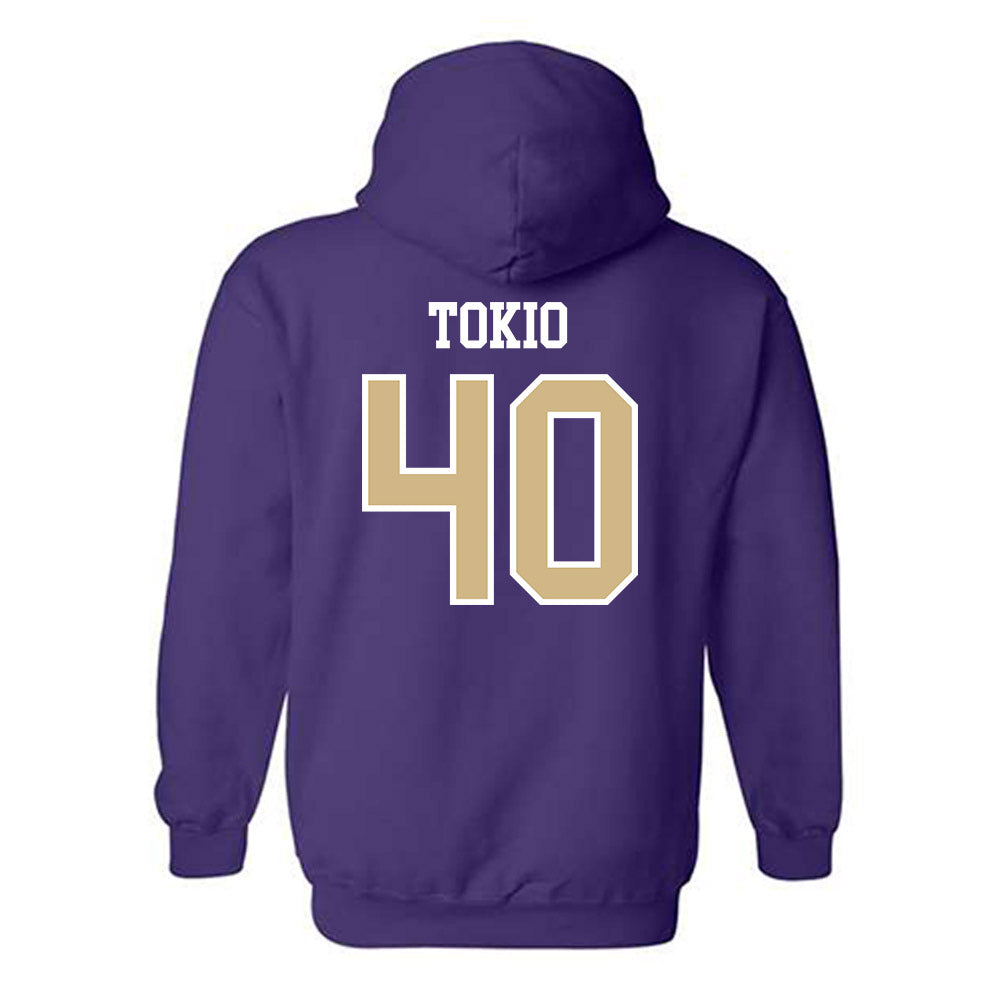 Washington - NCAA Football : Ezaya Tokio - Sports Shersey Hooded Sweatshirt-1