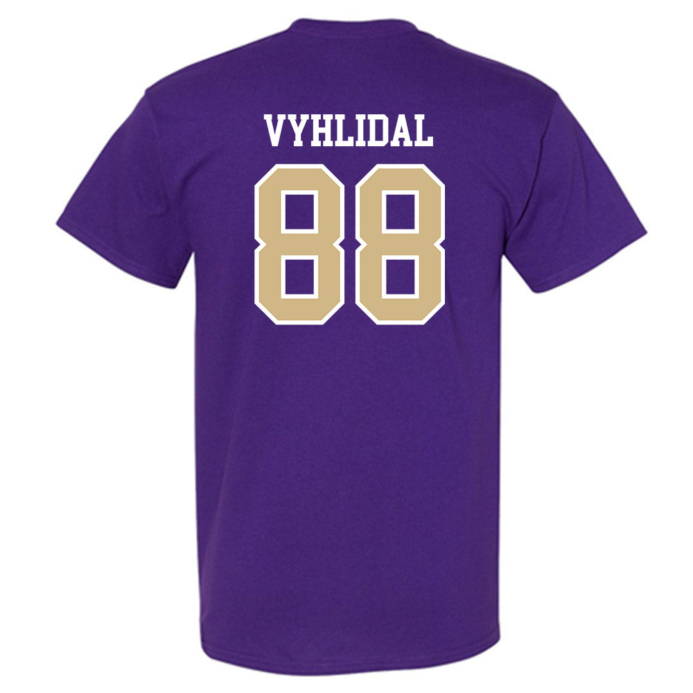 Washington - NCAA Football : Sam Vyhlidal - Sports Shersey T-Shirt-1