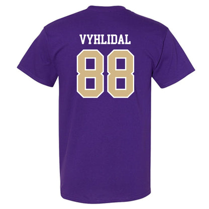 Washington - NCAA Football : Sam Vyhlidal - Sports Shersey T-Shirt-1