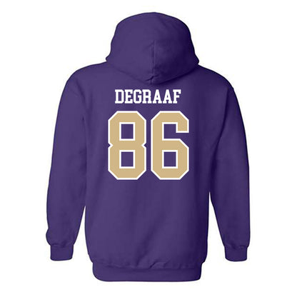 Washington - NCAA Football : Decker DeGraaf - Sports Shersey Hooded Sweatshirt-1