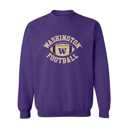 Washington - NCAA Football : Jacob Manu - Sports Shersey Crewneck Sweatshirt-0