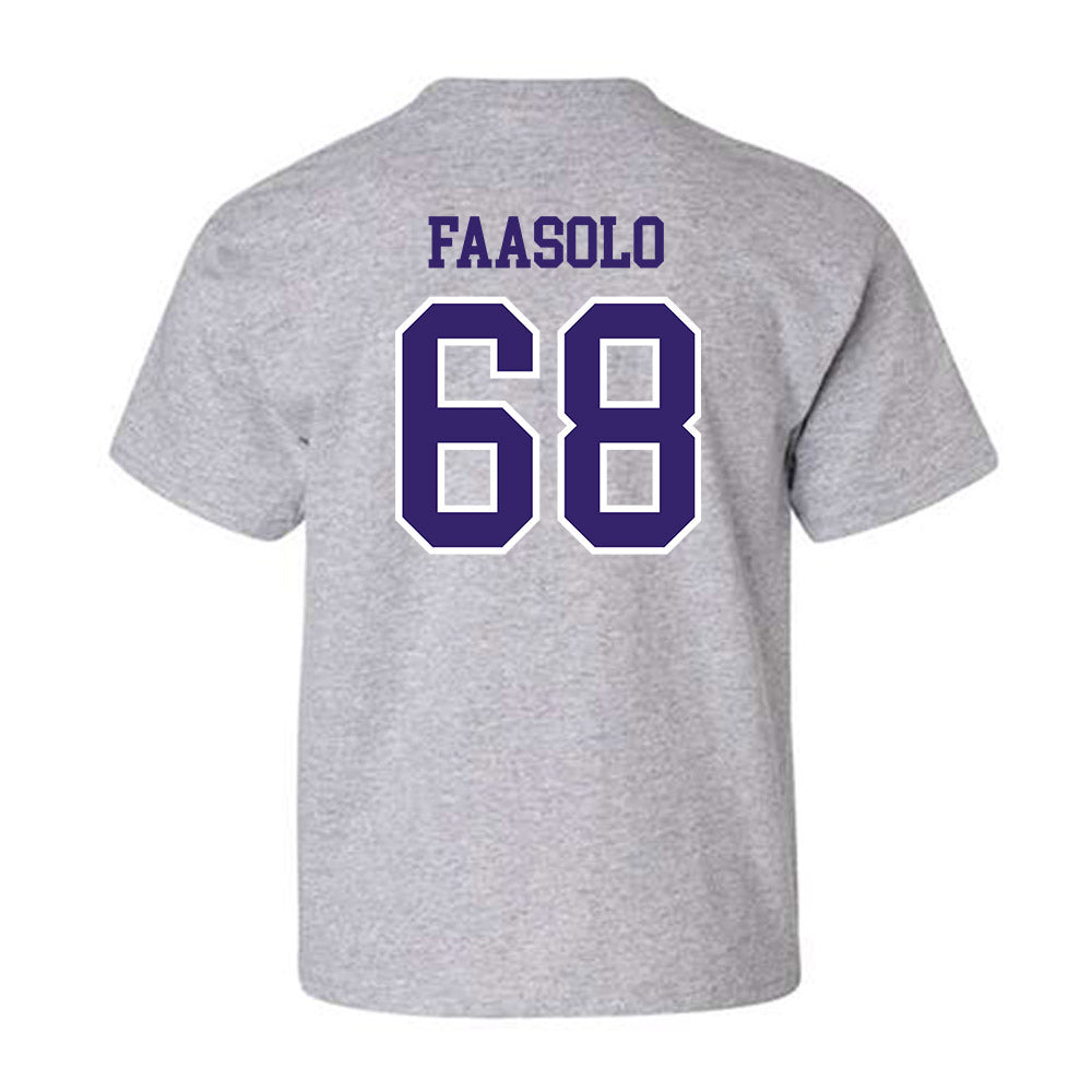 Washington - NCAA Football : Soane Faasolo - Sports Shersey Youth T-Shirt-1