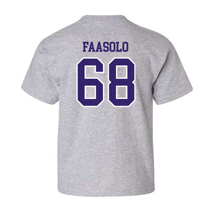 Washington - NCAA Football : Soane Faasolo - Sports Shersey Youth T-Shirt-1