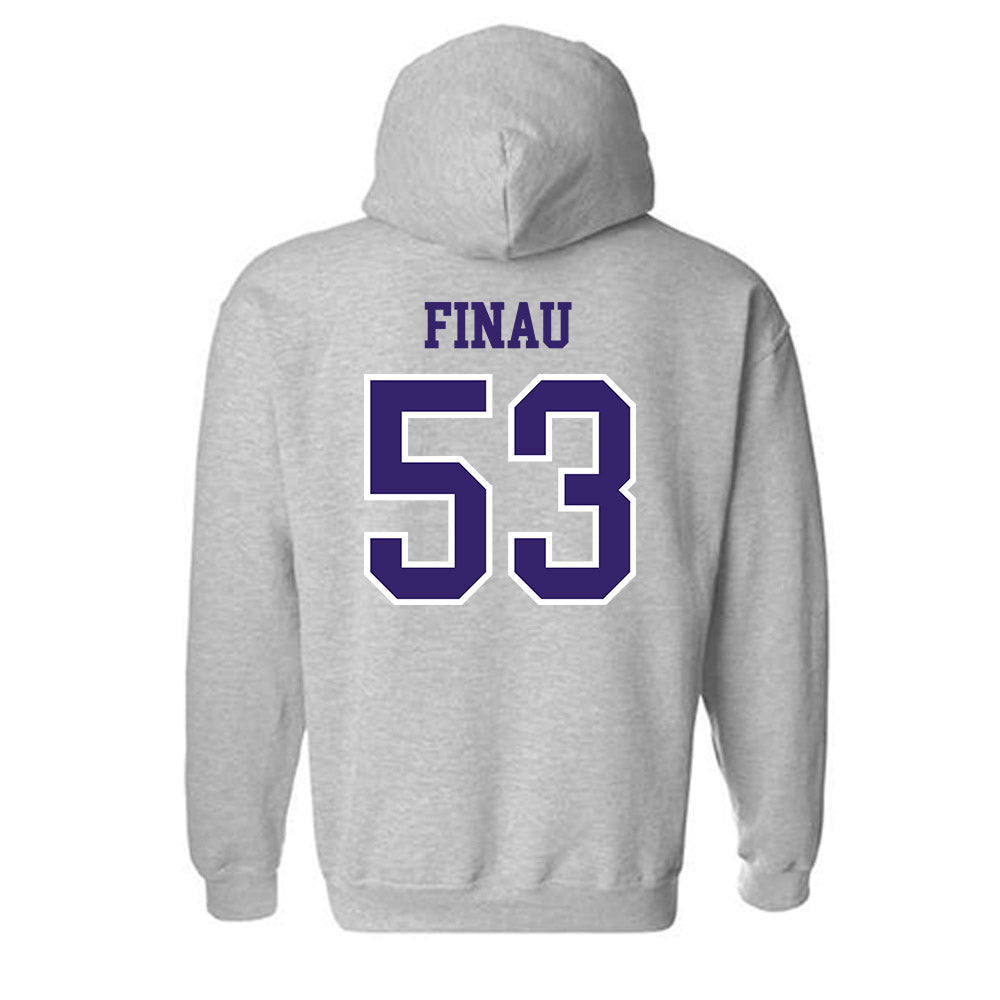 Washington - NCAA Football : Paki Finau - Sports Shersey Hooded Sweatshirt-1
