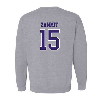 Washington - NCAA Football : Derek Zammit - Sports Shersey Crewneck Sweatshirt-1