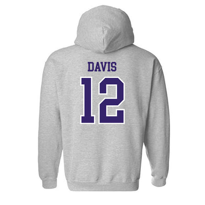 Washington - NCAA Football : Trez Davis - Sports Shersey Hooded Sweatshirt-1
